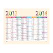 3660942032582-Calendrier Multicolore - 8 mois par face - 55 x 40,5 cm - 16 mois - Exacompta-P_79365167_4-3