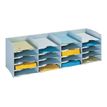Bloc de classement 20 cases (pour documents A4) - gris