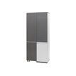 3483600289285-Armoire haute HARMONICA - L80 x H186 x P44 - 2 portes - Chêne gris-P_79365952_1-0