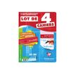3329686433610-Clairefontaine - 4 Cahiers agrafés - 24 x 32 cm - 96 pages - Grands carreaux - disponible -P_79367736_1-0