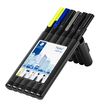 4007817340196-STAEDTLER triplus Black box - Pack avec stylo à bille, feutre fin, surligneur, porte-mine -P_79368082_2-1