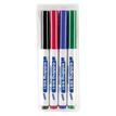 4004764850396-edding 661 - Marqueur - rouge, bleu, vert, noir - 1-2 mm (pack de 4)-P_79368417_5-0