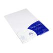 G.LALO Vergé de France - papier à demi-pli préplié - 25 feuilles - Blanc
