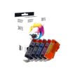 3700654206236-Cartouche compatible Canon PGI-525/CLI-526 - Pack de 4 - noirs, cyan, magenta, jaune - Swit-P_79372578_2-1