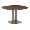 Table 4 côtés courbes VERMONT - L115 x H75 x P115 - Noyer fumé