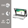 0043859651238-Fellowes Star +150 - machine à relier / relieuse perforeuse manuelle - perfore 15 feuilles - relie 150--1