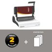 043859651245-Fellowes Pulsar +300 - machine à relier / relieuse perforeuse manuelle - perfore 20 feuilles - relie 30--6