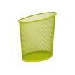 3129710012787-Alba - Corbeille à papier - elliptique - 18 l - maille métallique - vert-P_79376645_1-0