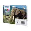 Epson 24 Multipack - 6 - 29.1 ml - zwart, geel, cyaan, magenta, lichtmagenta, lichtcyaan - origineel - blister - inktcartridge - voor Expression Photo XP-55, XP-750, XP-760, XP-850, XP-860, XP-950, XP-960, XP-970