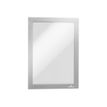 Durable Duraframe - Cadre d'affichage adhésif repositionnable - A5 - argent
