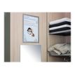 4005546406039-Durable Duraframe - Cadre d'affichage adhésif repositionnable - A4 - argent-P_79380356_4-3