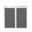 2012348131481-Armoire basse à rideaux EASY OFFICE - 110 x 104 x 41,5 cm - Corps blanc, gris ou anthracite à ch-P_79380370_3-2