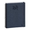 3660942010771-Agenda de bureau spiralé Napura La Journée Planifiée 22S - 1 jour par page - 18,5 x 22,5 cm - disponible dans différentes cou--0