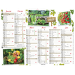 3664447125763-Oberthur Côté jardin - Calendrier 6 mois par face - 40,5 x 52 cm-P_79380460_1-0