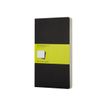 9788883704918-Moleskine Cahier Pocket - 3 journaux - 9 x 14 cm - 64 pages - uni - noir-P_79381430_3-2