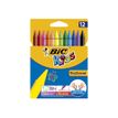 3270220000341-BIC Kids Plastidecor - 12 Craies de coloriage à la cire - couleurs vives-P_79383415_6-5
