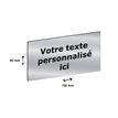 2012348178486-Plaque personnalisée avec votre texte - 150 x 80 mm - argentée - adhésivée prête à po-P_79384193_1-0