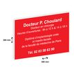 2012348178707-Plaque professionnelle personnalisée avec votre texte - 300 x 200 mm - Epaisseur 3,2 mm - rouge -P_79384204_2-1