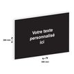 2012348178769-Plaque professionnelle personnalisée avec votre texte - 300 x 200 mm - Epaisseur 3,2 mm - noire -P_79384207_1-0
