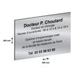 2012348178806-Plaque professionnelle personnalisée avec votre texte - 300 x 200 mm - Epaisseur 3,2 mm - argentée -P_79384209_2-1