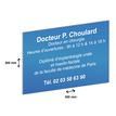 2012348178929-Plaque professionnelle en aluminium anodisé - personnalisée avec votre texte - 300 x 200 mm - Epaisseur 1 mm - bleue -P_79384215_2-1