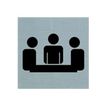 8711234048196-Pickup - Plaque de signalisation -  80 x 80 mm - autocollant - salle de réunion-P_79387924_1-0
