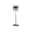 3660412026646-INOVSHOP - Porte-visuel modulaire sur pied fixe - pour format A4 - gris-P_79388297_1-0