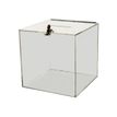 3660412026738-INOVSHOP - Urne de comptoir sécurisée - couvercle équipé d'une serrure - 25 x 25 x 25 c-P_79388306_2-1
