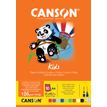 3148950015310-Canson Kids Création - Bloc dessin - 30 feuilles - A4 - 120 gr - couleurs assorties-P_79388760_1-0