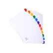 Exacompta Nature Future - Intercalaire 12 positions - A4 Maxi - carte blanche