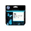 882780390751-HP 70 - Pack de 2 - cyan, noir mat - cartouche d'encre originale (C9404A)-P_79391088_19-11