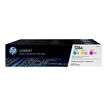 0886112385606-HP 126A - Pack de 3 - jaune, cyan, magenta - cartouche laser d'origine (CF341A)-P_79391288_11-18
