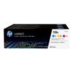 0887111403018-HP 128A - Pack de 3 - jaune, cyan, magenta - cartouche laser d'origine (CF371AM) -P_79391371_44-17