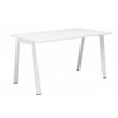 3483600512567-Bureau ARPE - L150 x P80 x H74 - Pied metal blanc - Plateau blanc-P_79392504_1-0