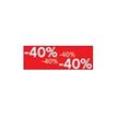 8410782140368-APLI - Signe - Affiche - 40% discount - pour les soldes - 690 x 240 mm-P_79393745_1-0