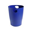 Exacompta Ecobin - Corbeille à papier 15L - bleu nuit
