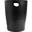 Exacompta ECOBIN Classic - Cesto de basura - 15 L - asas - polipropileno (PP) - negro eco