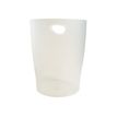 9002493037083-Exacompta Ecobin - Corbeille à papier 15L - blanc glacé translucide-P_79394093_2-1