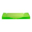 Exacompta Ecotray - Corbeille à courrier vert pomme translucide