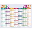 3660942048743-Calendrier Multicolore - 7 mois par face - 29,5 x 22 cm - Septembre à Septembre - Exacompta--1