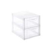 3234530000729-Fast Orgamix - Bac de rangement 2 tiroirs - transparent-P_79395516_1-0