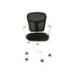 3760185025065-Fauteuil de bureau - PHOENIX - Accoudoirs fixes blancs - Blanc-P_79395742_2-1