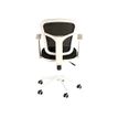 3760185025065-Fauteuil de bureau - PHOENIX - Accoudoirs fixes blancs - Blanc-P_79395742_4-3