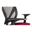3760185026765-Fauteuil de bureau - KONAKRY - Accoudoirs fixes - Noir et rouge bordeaux -P_79395747_6-5