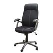 3397703398945-Fauteuil de bureau TARANIS - accoudoirs fixes - appui-tête intégré - noir-P_79395812_5-4