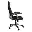 3397703398945-Fauteuil de bureau TARANIS - accoudoirs fixes - appui-tête intégré - noir-P_79395812_7-6