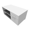3253310147539-Console mobile INEO JET UP Bureau Vallée - L100 X H63 X P60 cm - 2 tiroirs dont 1 personnalisable en -P_79395868_2-1