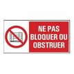 8711234128744-Pickup - Panneau de signalisation - 300 x 150 mm - Ne pas bloquer-P_79396289_1-0