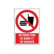 8711234129116-Pickup - Plaque de signalisation - 230 x 330 mm - pas de nourriture/boissons autorisées-P_79396302_1-0