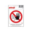 8711234339041-Pickup - Pictogramme - Passage interdit - 100 x 100 mm-P_79396318_1-0